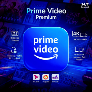 Amazon Prime Video 1 Month Subscription - Private Profile (4K UHD)